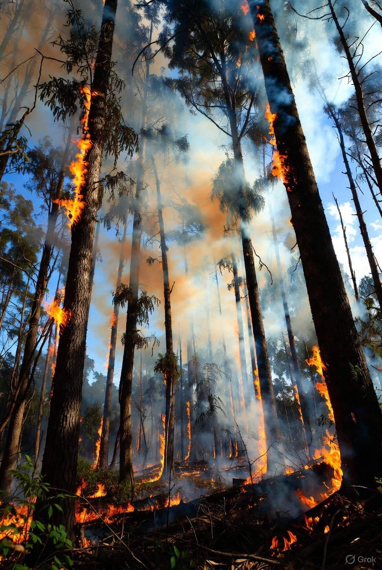 Rüyada Yanan Bir Orman Görmek: Arınma, Kontrol Kaybı ve Yeniden Başlama